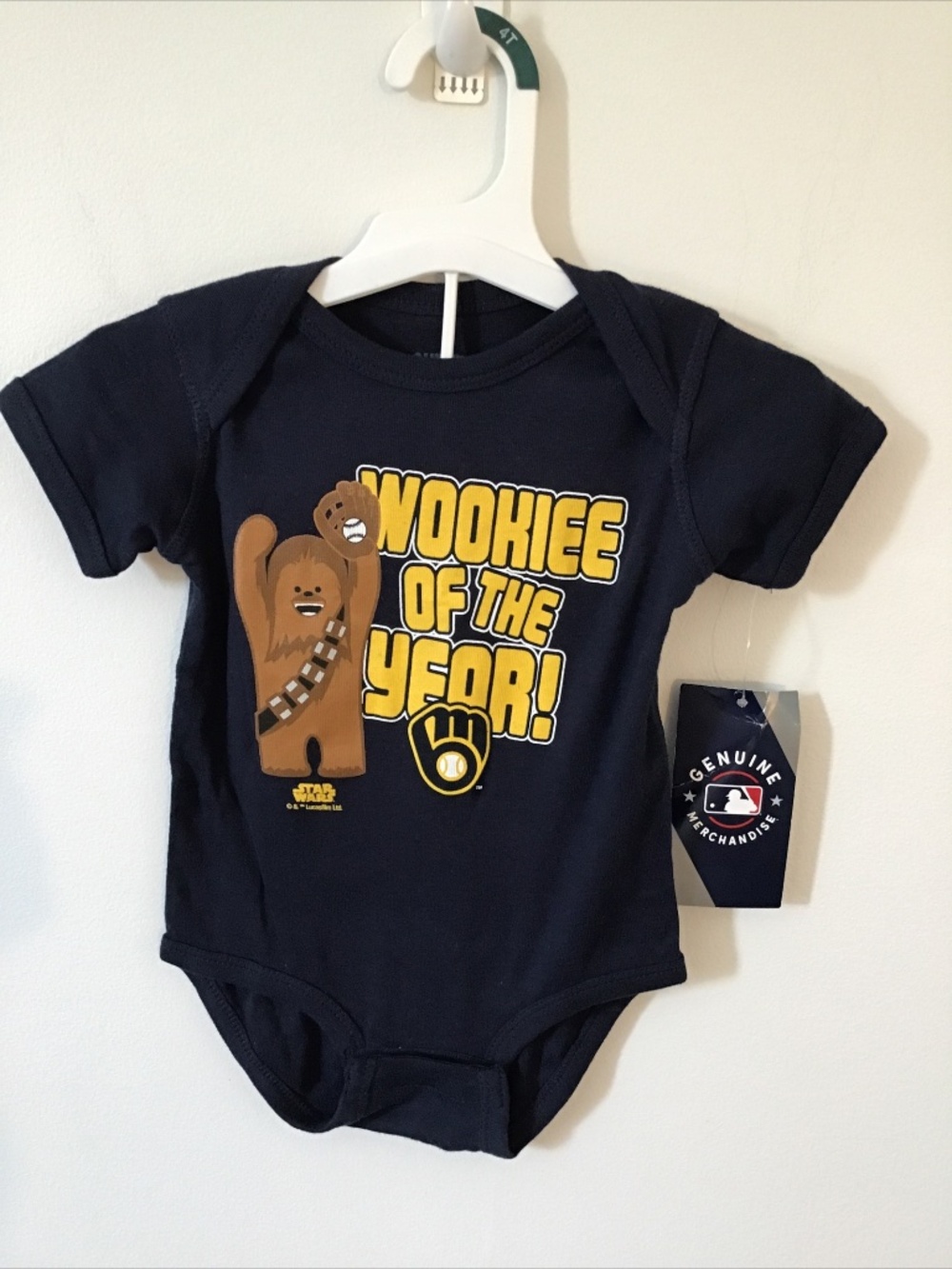 MLB Star Wars Wookie Of The Year Infants Bodysuit